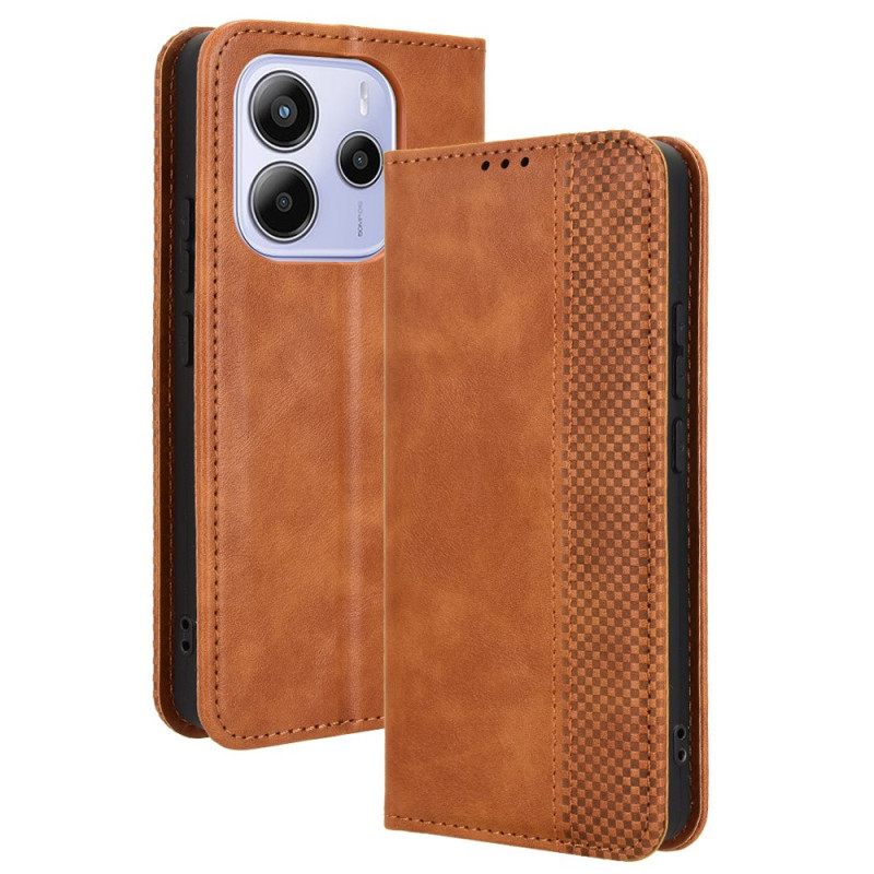 Folio-hoesje Xiaomi Redmi Note 14 4g Vintage Rand