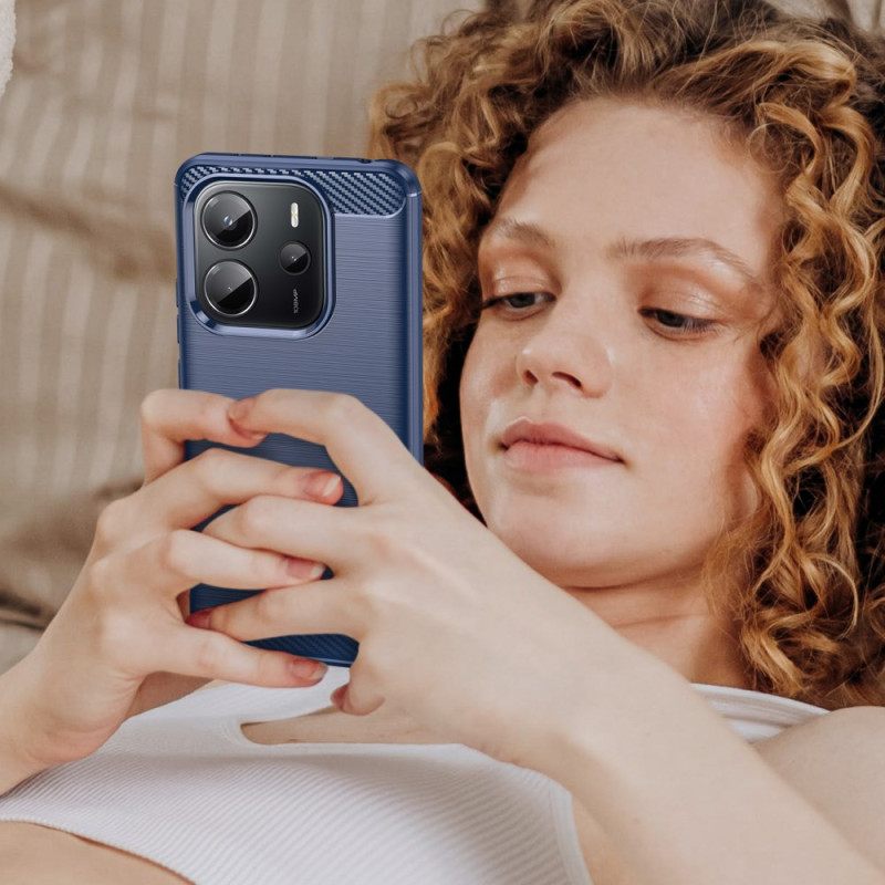 Hoesje Xiaomi Redmi Note 14 4g Geborsteld Koolstofvezel