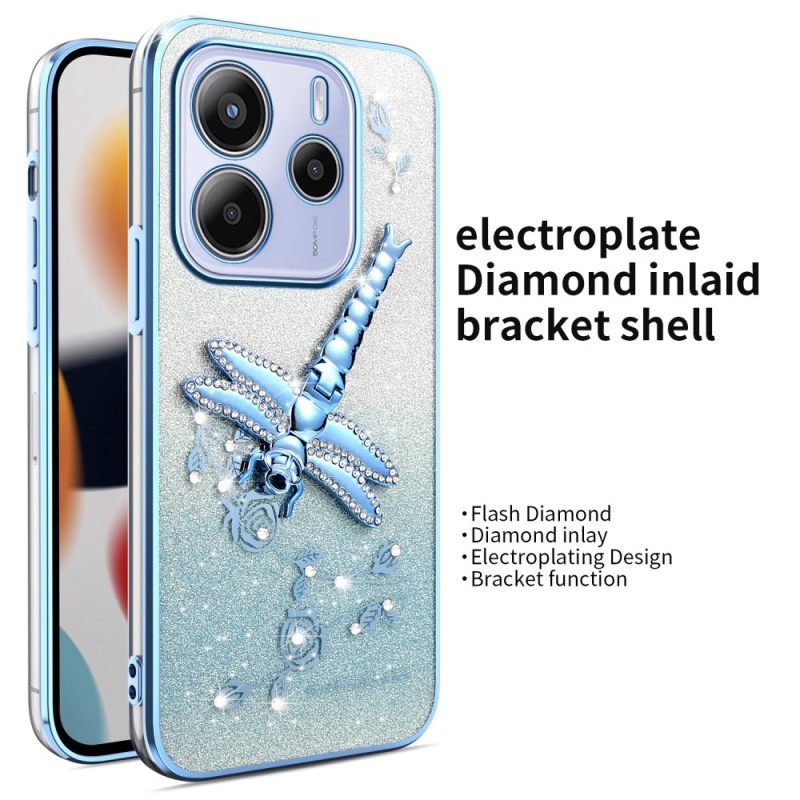 Hoesje Xiaomi Redmi Note 14 4g Vlinderstandaard