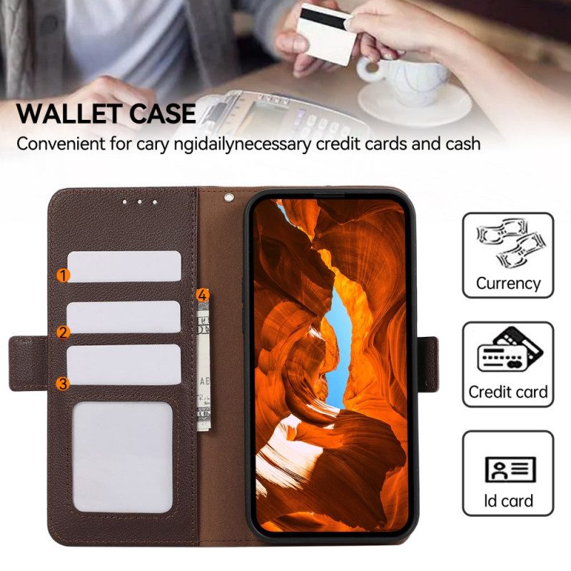 Leren Hoesje Voor Xiaomi Redmi Note 14 4g Abeel