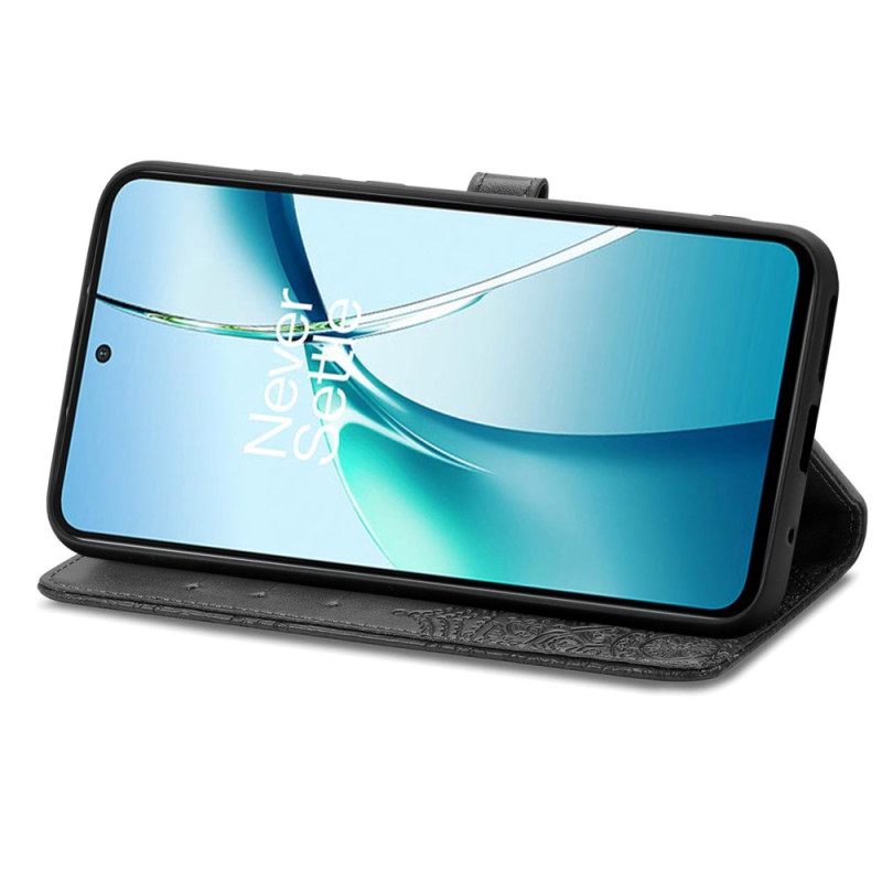 Leren Hoesje Voor Xiaomi Redmi Note 14 4g Barok Mandala