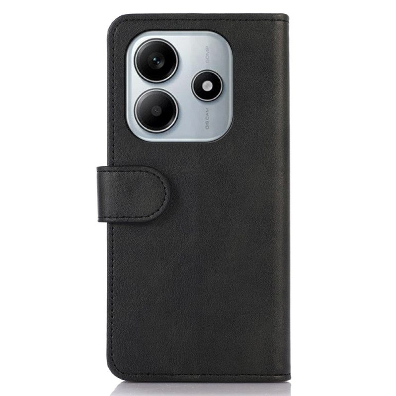 Leren Hoesje Voor Xiaomi Redmi Note 14 4g De Klassieker