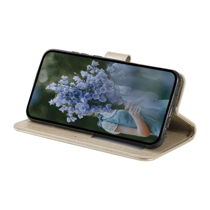 Leren Hoesje Voor Xiaomi Redmi Note 14 4g Mandala Met Zon