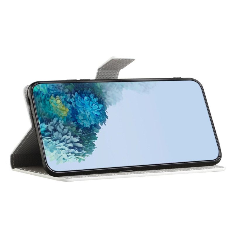 Leren Hoesje Voor Xiaomi Redmi Note 14 4g Slapende Uil