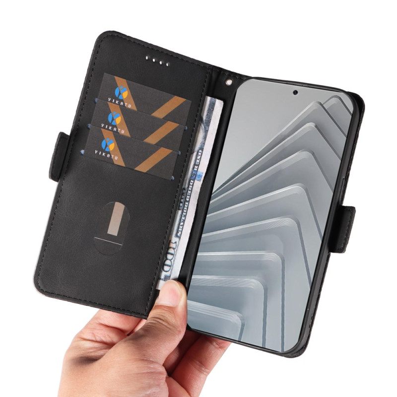 Leren Hoesje Xiaomi Redmi Note 14 4g Diamantpatroon