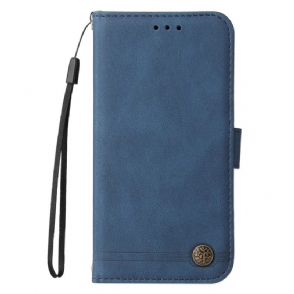 Leren Hoesje Xiaomi Redmi Note 14 4g Retro-effect