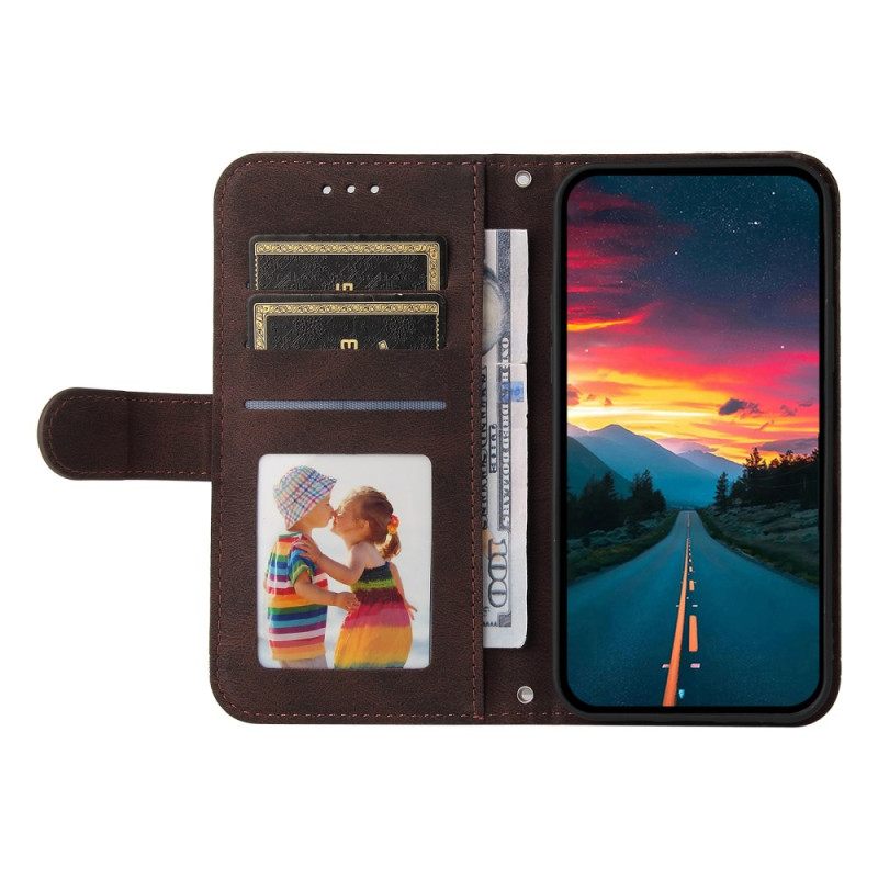 Leren Hoesje Xiaomi Redmi Note 14 4g Retro-effect