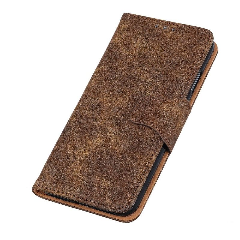Case voor Nokia 4.2 Edouard In Vintage Kunstleer
