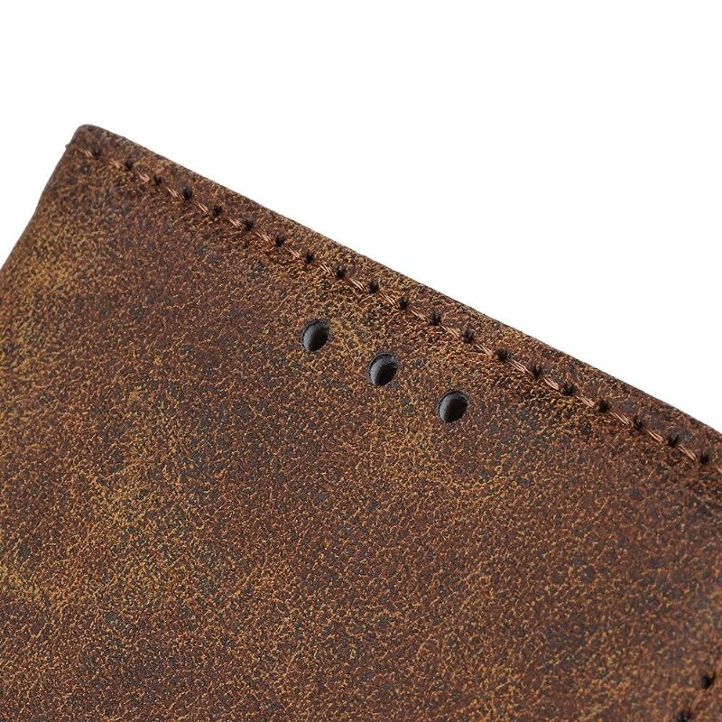 Case voor Nokia 4.2 Edouard In Vintage Kunstleer