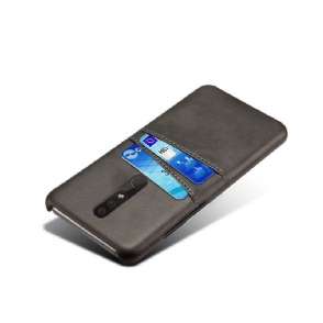 Hoesje voor Nokia 4.2 Melody Leder Effect Kaarthouder