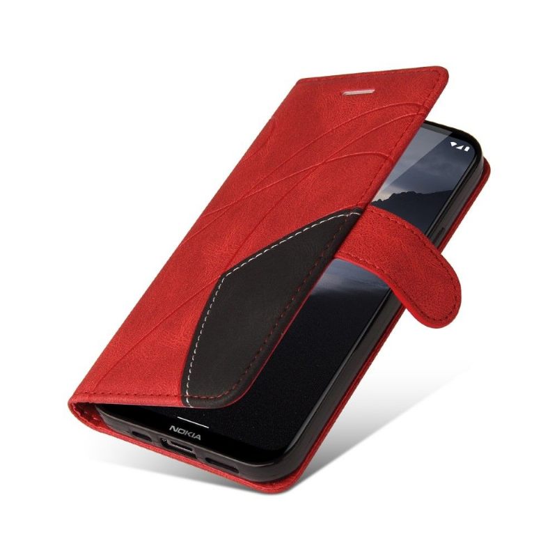 Leren Hoesje voor Nokia 4.2 Bicolor Artistiek