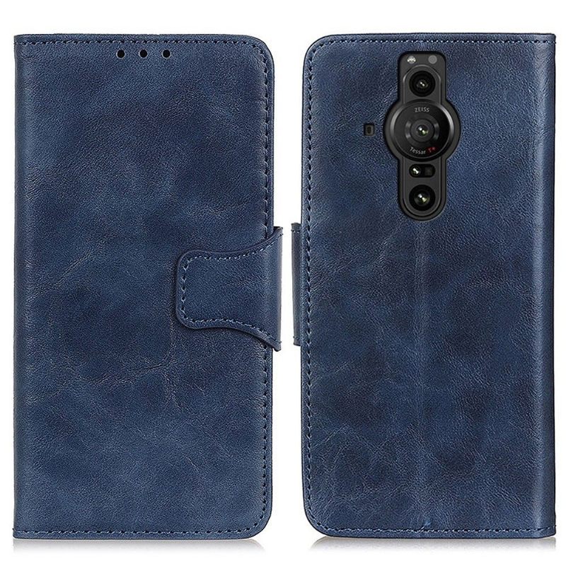 Case voor Sony Xperia Pro-I Edouard Klassiek Kunstleer