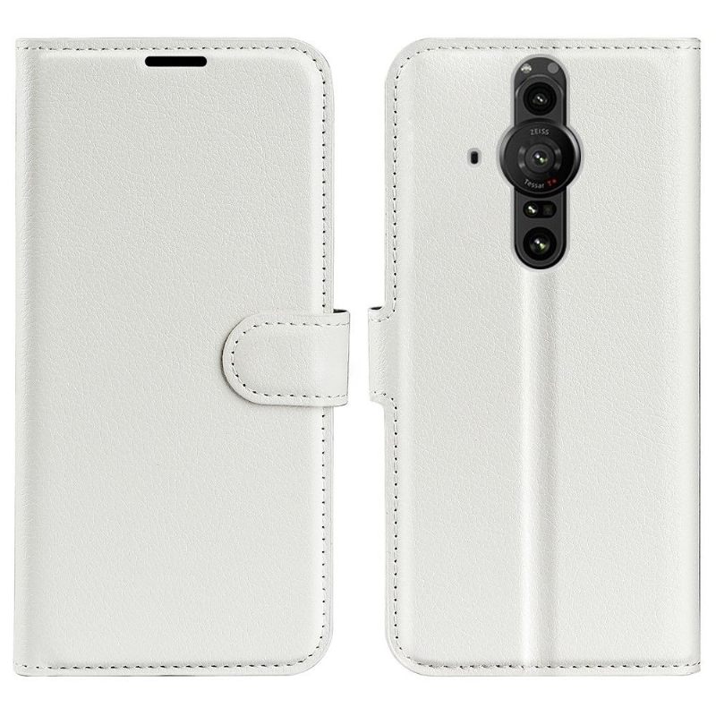 Folio-hoesje voor Sony Xperia Pro-I Portemonnee Leerstijl