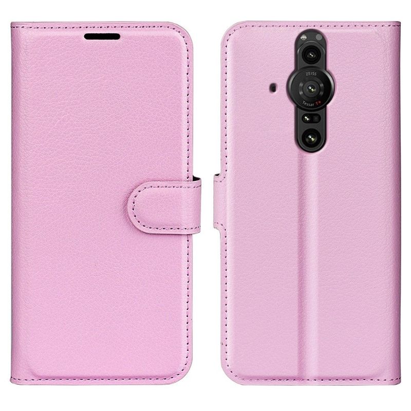Folio-hoesje voor Sony Xperia Pro-I Portemonnee Leerstijl