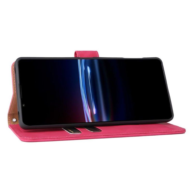 Folio-hoesje voor Sony Xperia Pro-I Zachte Aanraking