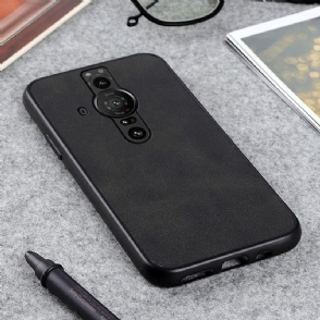 Hoesje voor Sony Xperia Pro-I Anti-fall Vintage Kunstleer Jazz