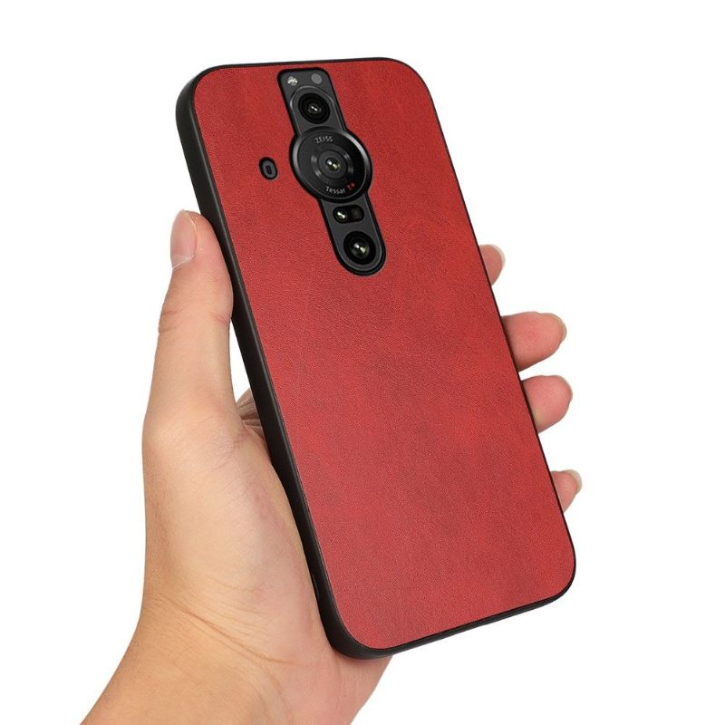 Hoesje voor Sony Xperia Pro-I Anti-fall Vintage Kunstleer Jazz