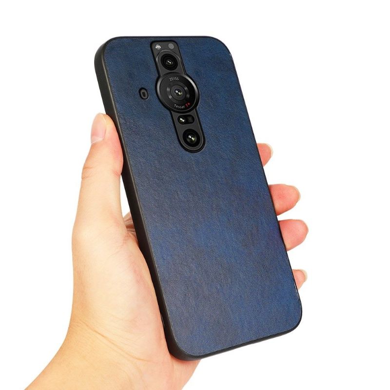 Hoesje voor Sony Xperia Pro-I Anti-fall Vintage Kunstleer Jazz