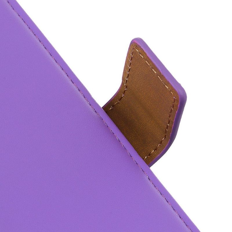 Cover voor Xiaomi Redmi 9 Basis Kunstleer - Paars