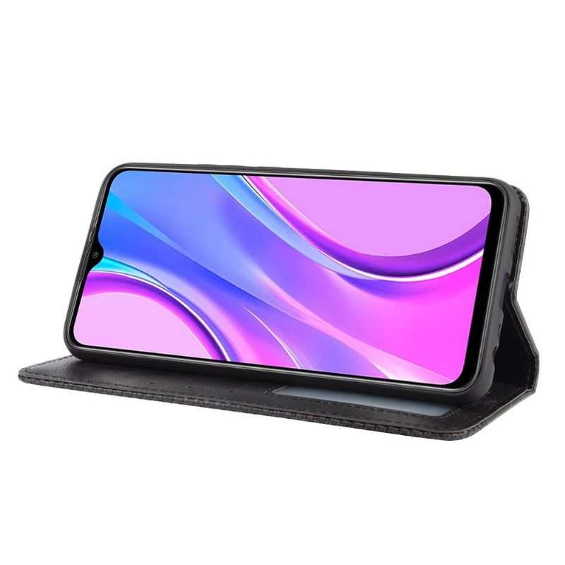 Cover voor Xiaomi Redmi 9 Leer In Cirénius-stijl