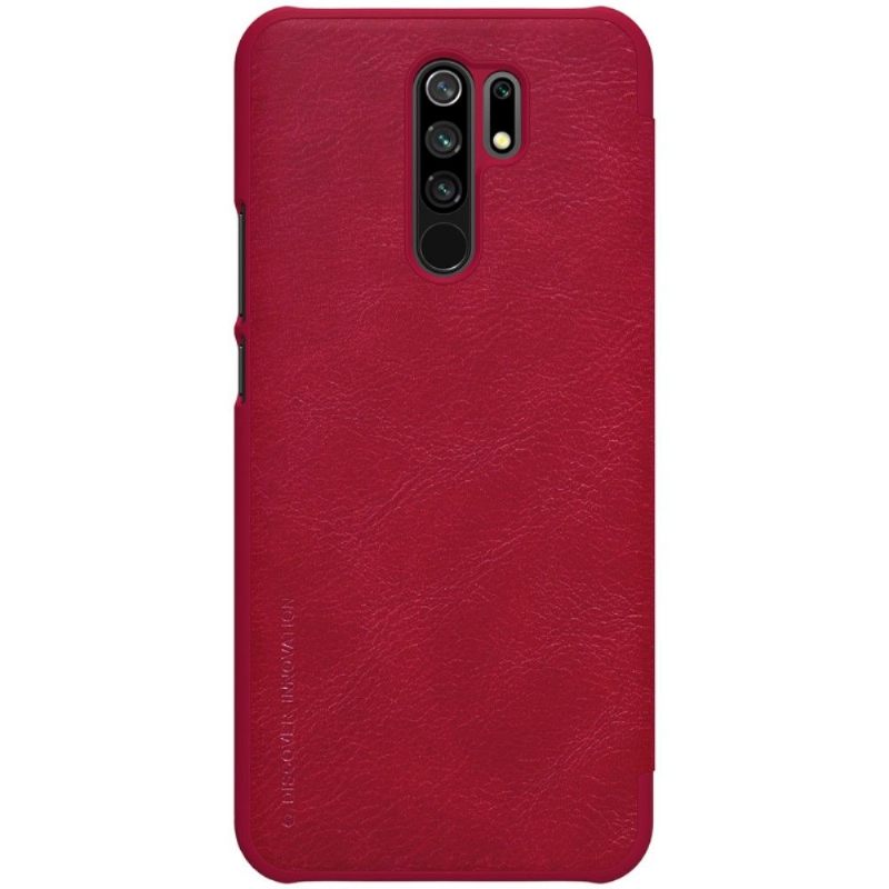 Folio-hoesje voor Xiaomi Redmi 9 Qin-serie Leereffect