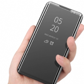 Hoesje voor Xiaomi Redmi 9 Folio-hoesje Spiegeleffect