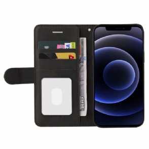 Folio-hoesje voor iPhone 12 Mini Bicolor Artistiek