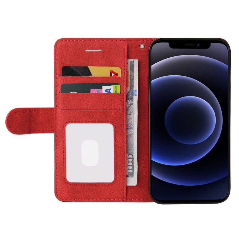 Folio-hoesje voor iPhone 12 Mini Bicolor Artistiek