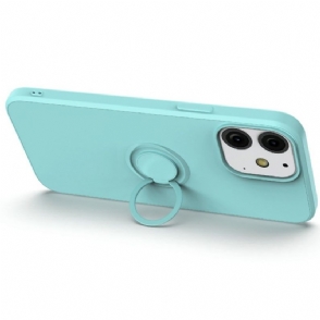 Hoesje voor iPhone 12 Mini Anti-fall Vloeibare Siliconenring