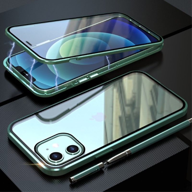 Hoesje voor iPhone 12 Mini Luphie Bumper Aluminium