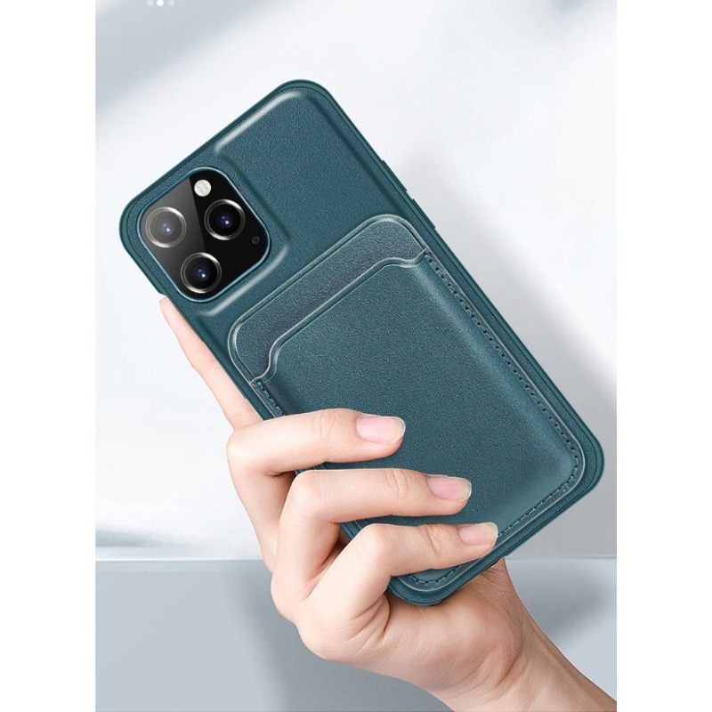 Hoesje voor iPhone 12 Mini Yalan-serie Met Magnetische Kaarthouder