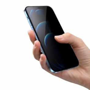 iPhone 12 Mini-Schermbeschermer Van Gehard Glas En Privacyfilter