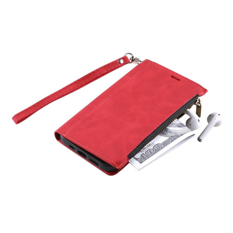 Leren Hoesje voor iPhone 12 Mini Portemonnee Leren Standfunctie