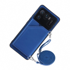 Hoesje voor Xiaomi Mi 11 Ultra Anti-fall Aude Lanyard Met Meerdere Compartimenten