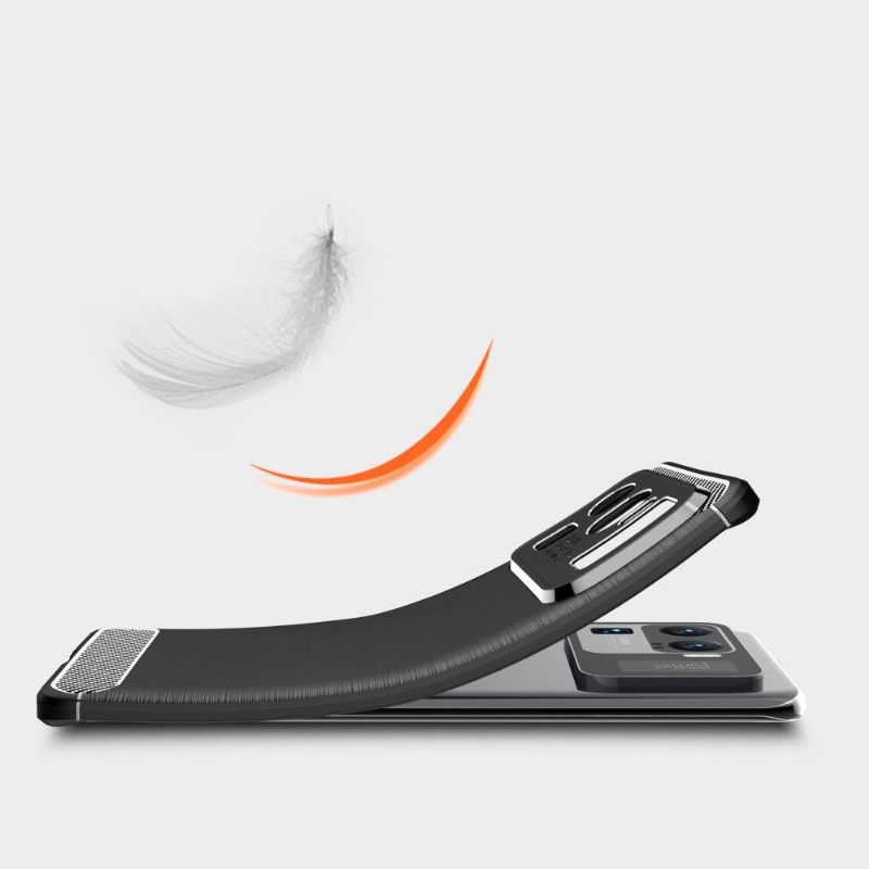 Hoesje voor Xiaomi Mi 11 Ultra Flexibel Geborsteld Effect