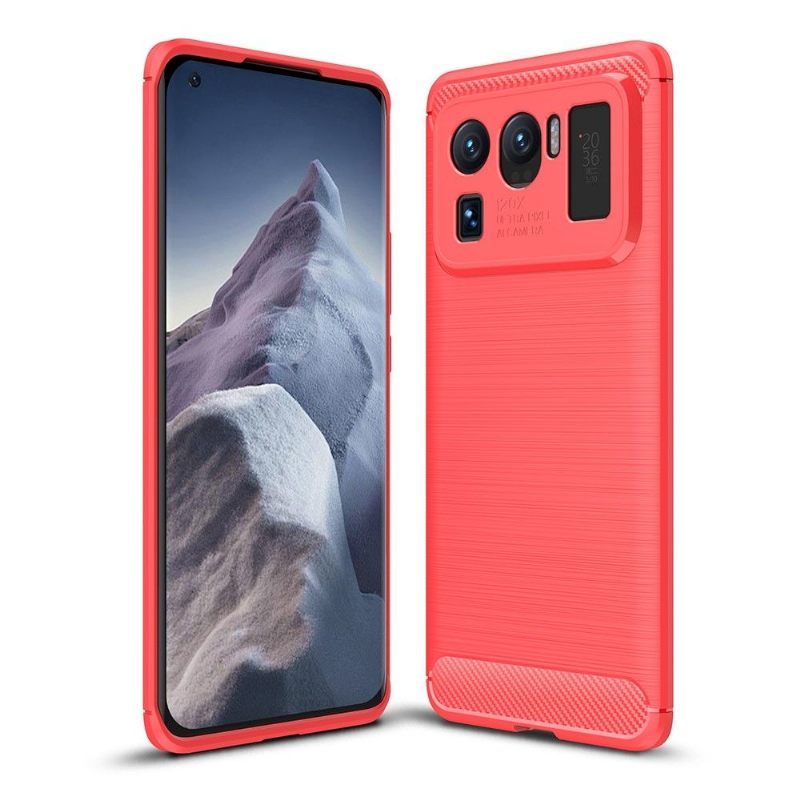 Hoesje voor Xiaomi Mi 11 Ultra Flexibel Geborsteld Effect