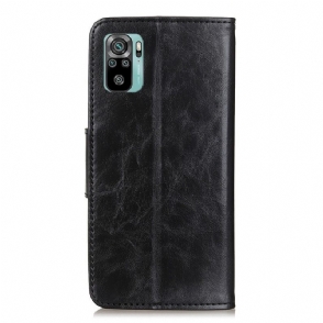Cover voor Xiaomi Redmi Note 10 4G / Note 10S Edouard Kunstleer
