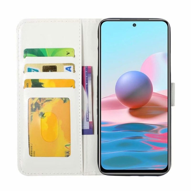 Flip Case voor Xiaomi Redmi Note 10 4G / Note 10S Ananas