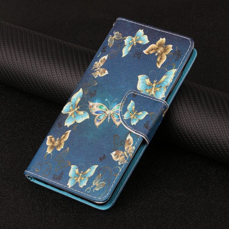 Flip Case voor Xiaomi Redmi Note 10 4G / Note 10S Vliegende Vlinders