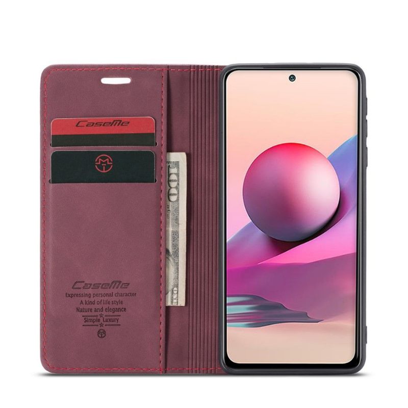 Folio-hoesje voor Xiaomi Redmi Note 10 4G / Note 10S Imitatieleren Golia's