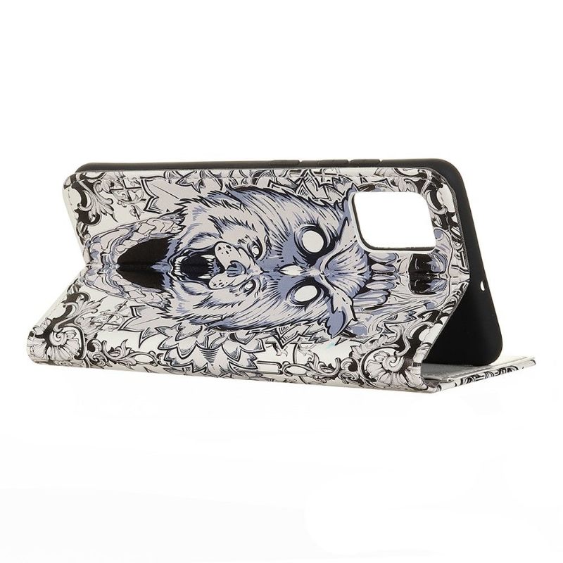 Folio-hoesje voor Xiaomi Redmi Note 10 4G / Note 10S Uil En Wolf