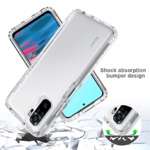 Hoesje voor Xiaomi Redmi Note 10 4G / Note 10S Doorzichtige Schokbestendige Hybride