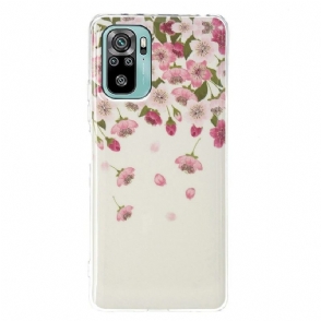 Hoesje voor Xiaomi Redmi Note 10 4G / Note 10S Fluorescerende Bloemen