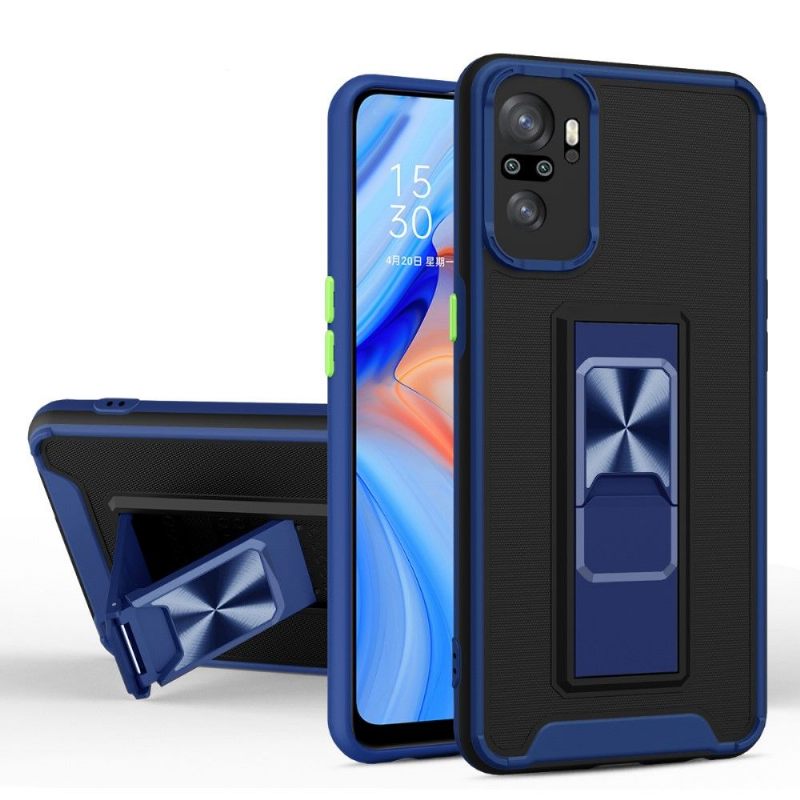 Hoesje voor Xiaomi Redmi Note 10 4G / Note 10S Tweekleurig Met Standaard