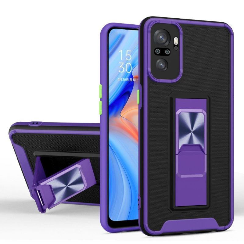 Hoesje voor Xiaomi Redmi Note 10 4G / Note 10S Tweekleurig Met Standaard