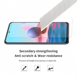 Xiaomi Redmi Note 10 / Note 10S Beschermfolie Van Gehard Glas