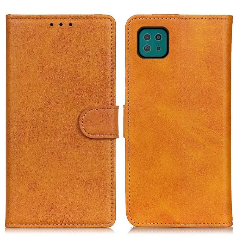 Folio-hoesje voor Samsung Galaxy A22 5G Anti-fall Marius Mat Leereffect
