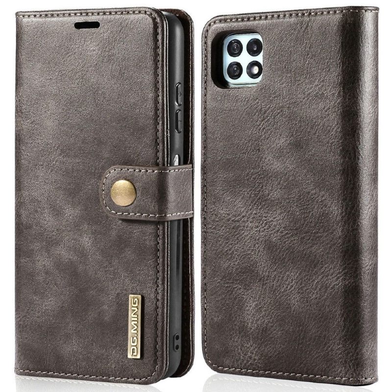 Hoesje Folio-hoesje voor Samsung Galaxy A22 5G Bescherming Hoesje 2 in 1 Afneembaar