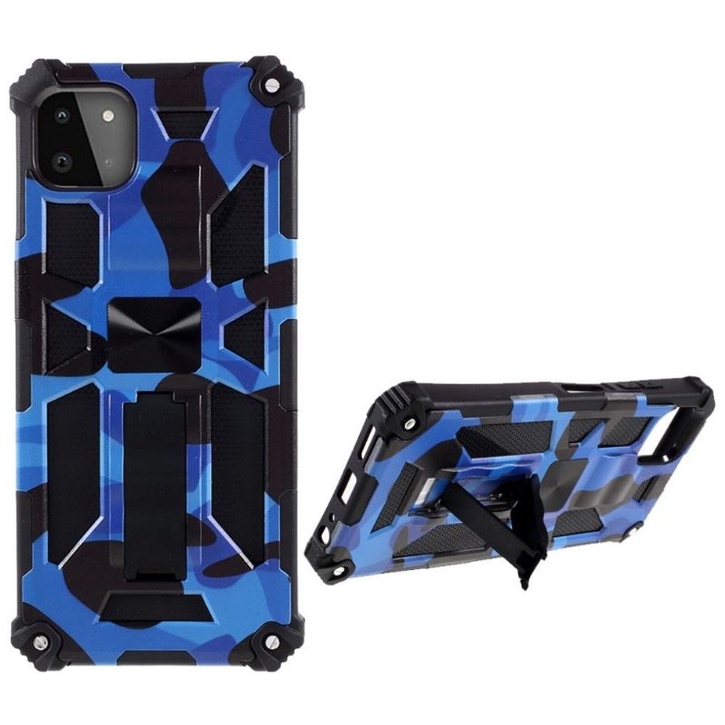 Hoesje voor Samsung Galaxy A22 5G Ondersteuningsfunctie Voor Militaire Camouflage