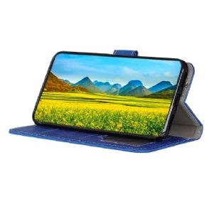 Leren Hoesje voor Samsung Galaxy A22 5G Bescherming Imitatie Krokodillenleer